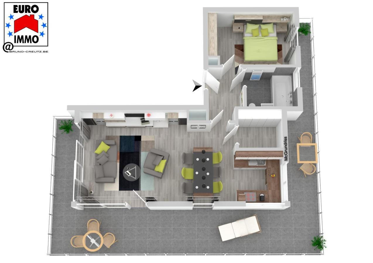 Hotel Penthouse Lebierre Malmedy Exterior foto